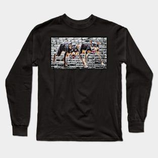 Graffiti dog Long Sleeve T-Shirt